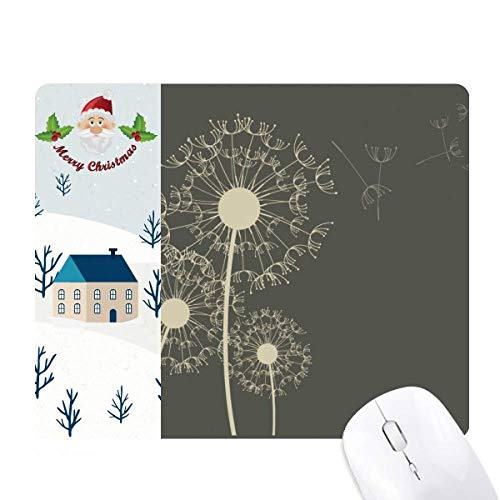 Tapis de souris pissenlit illustration fleurs plantes bureau informatique