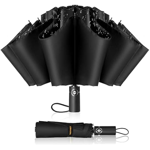 TECKNET Compact Inverted Windproof Umbrella Cover