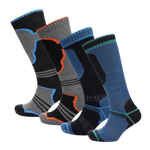 Calcetines de esquí térmicos para hombre de invierno GM Apparel de 3 pares