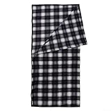Tissu doux et confortable : doté d'une polaire double face, ce sac de couchage offre une sensation chaude et confortable contre votre peau, améliorant votre expérience de camping avec confort et détente.