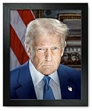 Framed Print 12x15: Trump 2025 Official Portrait
