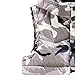 JEsilunmaMY Men's Sleeveless Camo Puffer Vest with Hood Fashion Sleeveless Sports Vest Jacket Casual Cotton Padded Vest Coats (Grey,Large)
