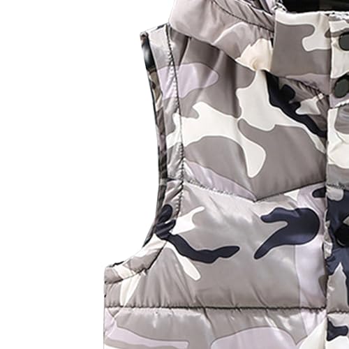 JEsilunmaMY Men's Sleeveless Camo Puffer Vest with Hood Fashion Sleeveless Sports Vest Jacket Casual Cotton Padded Vest Coats4