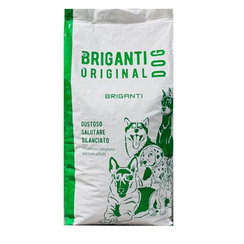 Crocchette mantenimento per Cani Adulti, 20 kg, Alimento Completo Italiano,