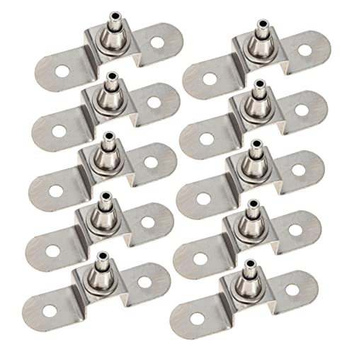 NUOBESTY 10pièces Crochets Pour Tableaux De Zinc Supports Pour Peinture à Huile Cintres Pour Fixation De Tableaux Et Durables Résistants
