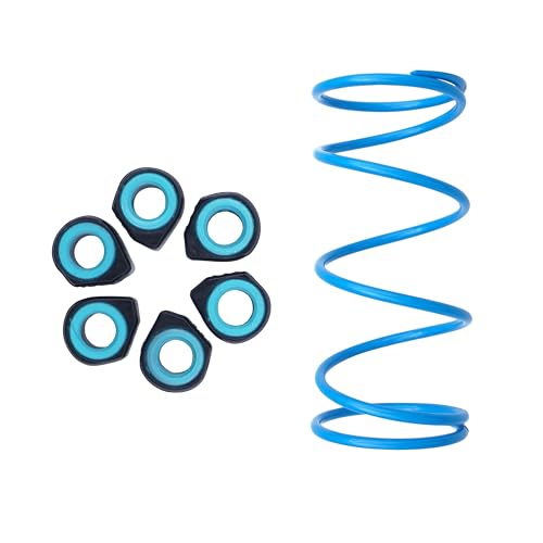 Image of NIKAVI RRL04 Rocket Roller Weights with Spring | Premium CVT Roller Weight Set Compatible with TVSS Ntorq | Improved Acceleration, Smooth Transmission & Durable Performance
