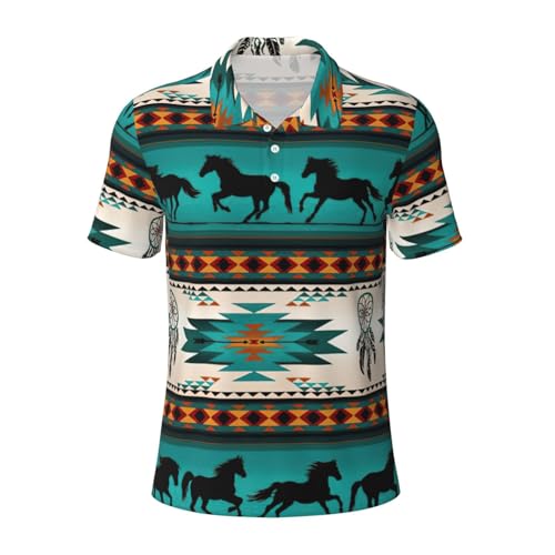 Chemise de golf homme à manches courtes pour un look chic du bureau au parcours