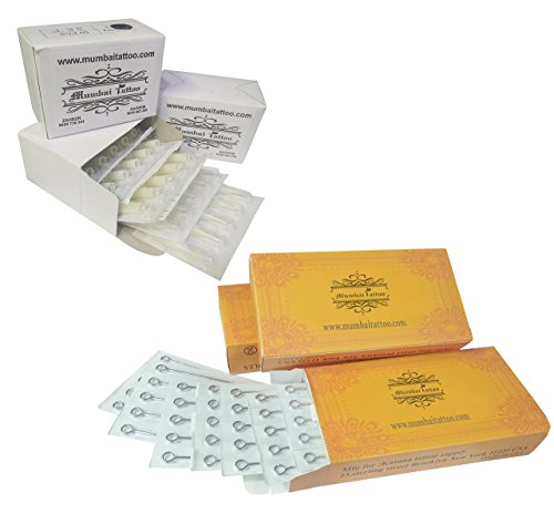 MUMBAI TATTOO COMBO PACK NEEDLES 7M2,9M2,11M2 MAGNUM LINER, SHADER WITH TIPS 7MFT,9MFT,11MFT (PACK OF 3 ORANGE BOX NEEDLES & 3 BOX TIPS)-picture-34