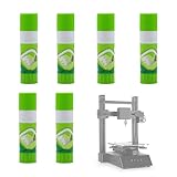 Klebestift Für 3D-Druck - 6 Stück Bastelbedarf Und Zubehör | Haftkleber für 3D-Druck,Für Hobby Heimwerker Bastler Designer - Und PEI-Platten Flache Modelle
