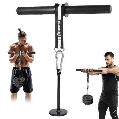 Unterarm Handgelenk Rollentrainer, Unterarm Trainer for Training mit extrem starkem Nylon -Gurtband，Unterarmtrainer Wrist Roller für Muskelkrafttraining zu Hause, Im Fitnessstudio oder Im Freien