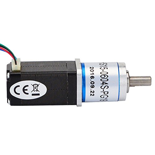 STEPPERONLINE 19:1 Planetary Gearbox Nema 8 Stepper Motor Geared Stepper Motor