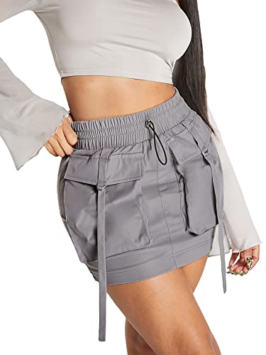 theredthread S mini skort pareo グレー Gulliver Tie Side Mini Skort Navy Gingham | Princess Polly