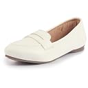 FAUSTO FST FJDWC-7044 WHITE-39 Women Party Ethnic Flat Loafers |Glittery Embellished Slip-On Ballerina Casual Moccasin Shoes (6 UK) gallery image