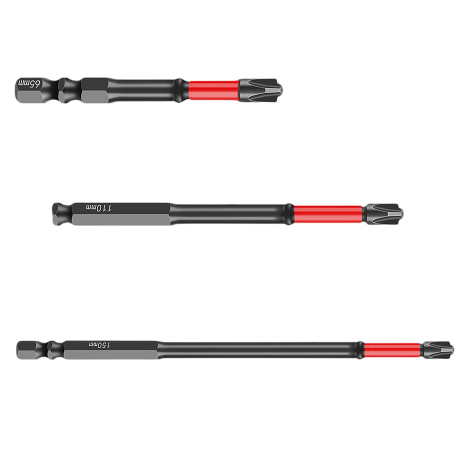 1 / 4inch Special Slotted Crossing Screwdriver Bit FPH2 for Socket Switching Power Electrician Tool 65mm / 110mm / 150mm Screwdriver Electrician