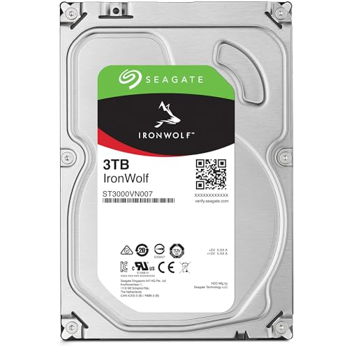 Seagate IronWolf ST3000VN006 disque dur 3 To 5400 trmin 256 Mo 3.5 Série ATA III Neuf - vue 6