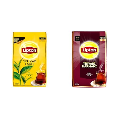 Lipton Seti | Yellow Label Dökme Siyah Çay 1000 Gr x2 + Tiryaki Harmanı 1000g x1