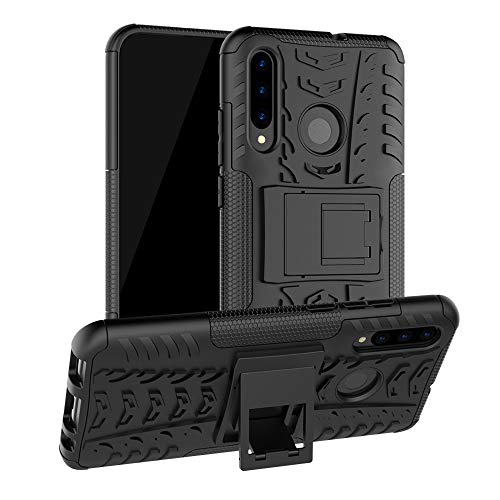 Labanema Honor 20 Lite Case, Heavy Duty Shock Proof Rugged Cover Dual Layer Armor Combo Protective Hard Case for Huawei Honor 20 Lite/P Smart 2019 /P Smart Plus 2019 /Honor 10 lite/Honor 10i - Black