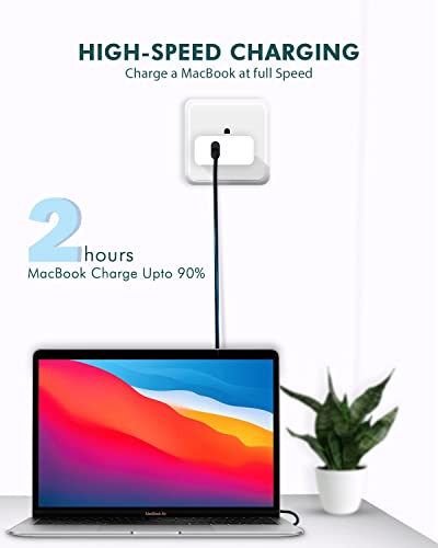 Image of Wayona Usb C Fast Charger Compatible With Laptops, Macbook Air /Pro M1 2020, Samsung Galaxy Book2 /Book2 Pro 360, Hp Spectre X360, Microsoft Surface Pro 7 (Black, 65W Charger + Cable)