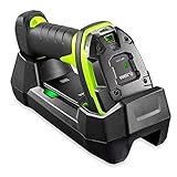 Zebra DS3678-SR Series Cordless Standard Range Kit - Shielded USB Cable, Standard Cradle, Power Supply, Line Cord, Industrial Green DS3678-SR3U4210SFW