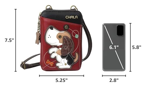 Image of CHALA Wallet Crossbody Cell Phone Purse - Women Faux Leather Multicolor Handbag with Adjustable Strap