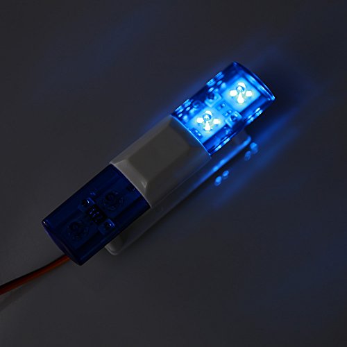 LAFEINA Multi-Function LED Police Flash Light Lamp for 1/10 1/8 RC HSP Traxxas Tamiya CC01 RC4WD D90 Axial SCX10 Model Car