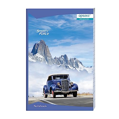 Image of Apsara Mahabar (Foolscap) Longbook | 33 CM x 21 CM Approx - Pages 280 | Plain Unruled Long Notebook | GSM 56 | Use for School & College Students and Professionals | Covers May Differ | Pack of 6