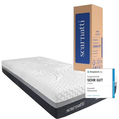 Scarnatti HighComfort Kaltschaummatratze 90x190 cm – 18 cm...
