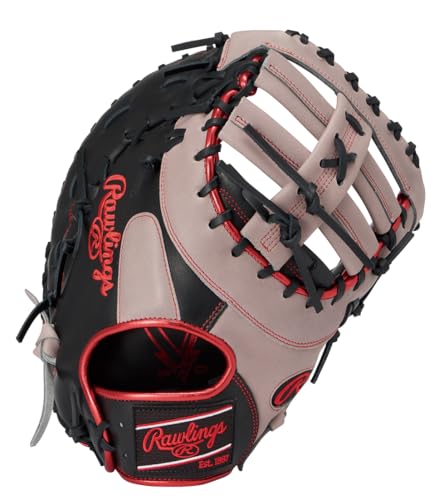 ���[�����O�X(Rawlings) �\�t�g�{�[���p �O���[�u HYPER TECH COLORS �L���b�`���[�E�t�@�[�X�g�p GS6HTC3ACD �u���b�N/�O���[ 12.5�C���` ���E���p