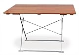biergartentische edles Robinienholz EuroLiving Biergartentisch 120x70 cm Edition-Classic Ocker/verzinkt