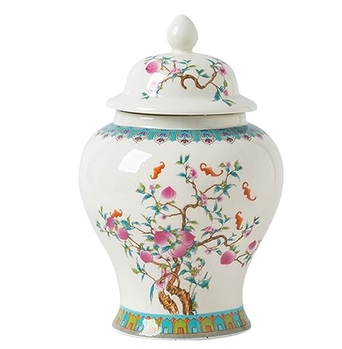 Pot de stockage de thé en céramique blanche pot de gingembre décoratif - 2