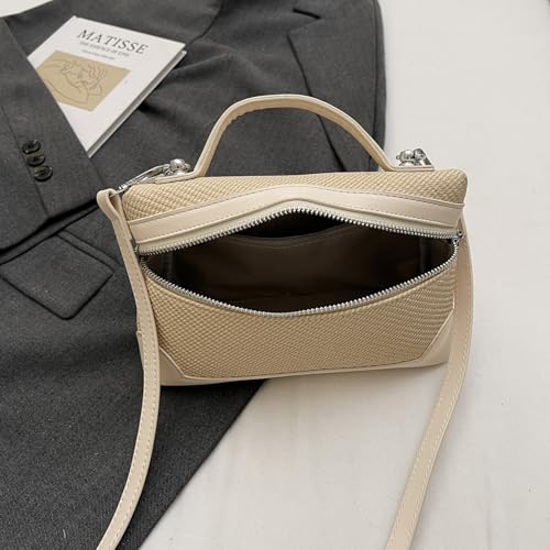 SAILONGNADA Top-Handle Leather Crossbody