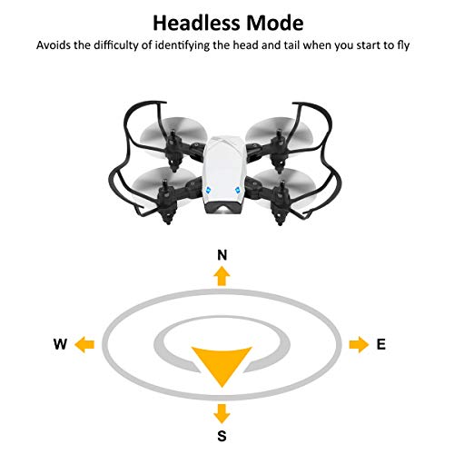 Foldable Mini Drone for Kids and Adults, HALOFUNO RC Quadcopter for Beginner Indoor, Altitude Hold Mode, One Key Take Off/Landing, APP Control