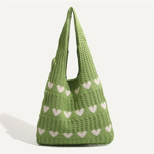 Woven Straw Tote Bags Handmade Knitting Bag Female Fashion Shoulder Bag Class Commuting Shopping Travel Tote Bag4