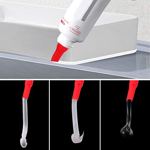 NICEXMAS 10 Peças de Bico de Calafetagem Boca Plana Dobrada Pontas de Pistola de Calafetagem Bicos d