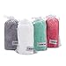 Turbie Twist 4 Pack Cotton White, Gray, Aqua, pink hair Towels