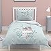 Copripiumino Magic Dreams, blu pastello, per bambini, 140 x 200 cm, 1 persona, 100% cotone biologico certificato, reversibile