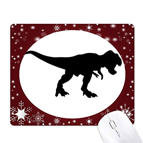 Tapis de souris dinosaure noir lavable pour résoudre les problèmes de glisse