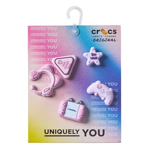 Crocs Unisex Girl Gamer, confezione da 5 pezzi, multicolore