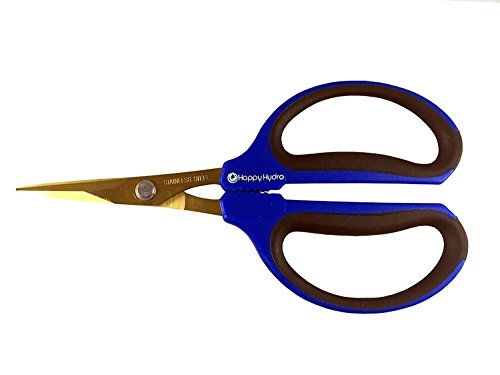 Happy Hydro - Trimming Scissors - Straight Tip - 40mm Titanium Blades - Ergonomic Comfort Grip Handles - 2 Pack - Thumbnail 6