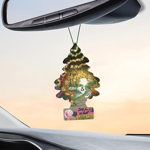 Image of LITTLE TREES Car Air Freshener | Hanging Tree Provides Long Lasting Scent for Auto and Home | Enchanted, 24 Air Fresheners