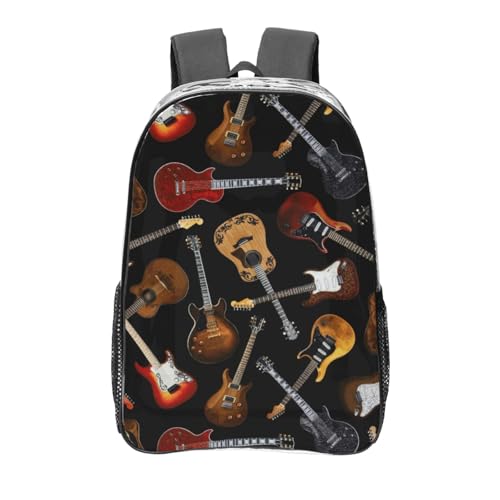 Grand sac à dos léger à motif guitare pour simplifier vos contrôles au travail
