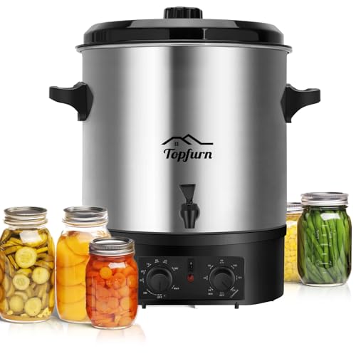 Electric Water Bath Canner | Large 24.5QT Electric Canner with Digital Timer & Adjustable Temp...
