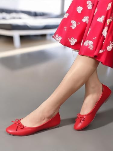 Image of Carlton London Women Comfortable Flat Round Toe Slip On Fashion Shoes for Daily use, Office use, Casual use