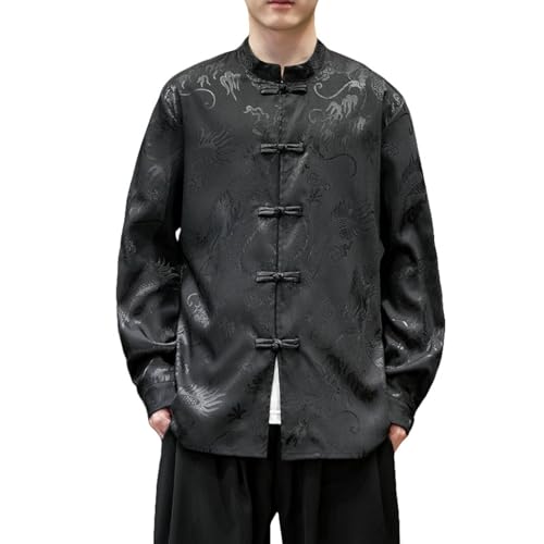 Chemise Tang de qualité supérieure en polyester fin et manches longues