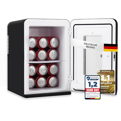 Sommertal KS15 Mini Kühlschrank, kühlen und wärmen, Volumen 15L, 230V für Zimmer Steckdose und 12V DC für Auto, Bierkühlschrank, Getränkekühlschrank, Minibar klein tragbar Sommertal KS15 Mini Kühlschrank, kühlen und wärmen, Volumen 15L, 230V für Zimmer Steckdose und 12V DC für Auto, Bierkühlschrank, Getränkekühlschrank, Minibar klein tragbar