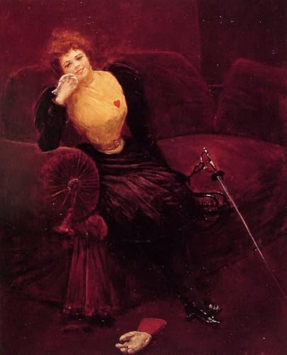 Tableau escrimeuse Jean Beraud idéal pour sublimer une décoration murale