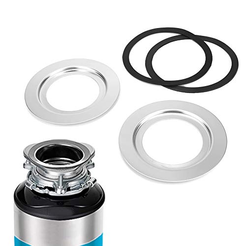 Fregadero de Acero Inoxidable Adaptador para Triturador de Desechos de Alimentos con Anillo de Silicona Fácil Instalación Accesorio Confiable BECBAS WasteKing Wastemaid GE