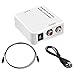 Produktbild ELEGIANT Digital zu Analog Audio Konverter Wandler/Decoder Optical Toslink Coax-analog Audiokonverter Adapter Cinch L / R + 0,5 m Faserlichtleiterkabel + USB Stromkabel
