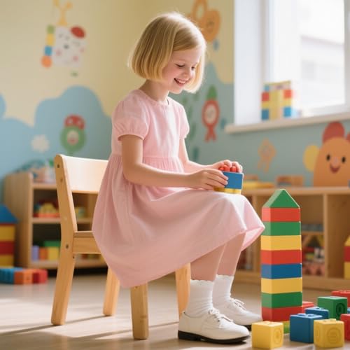 BONANGEL Girls Ruffle Socks, 5 Pairs White Frilly School Uniform Cotton Crew Ankle Dress Socks for Girls 4-12 Years3