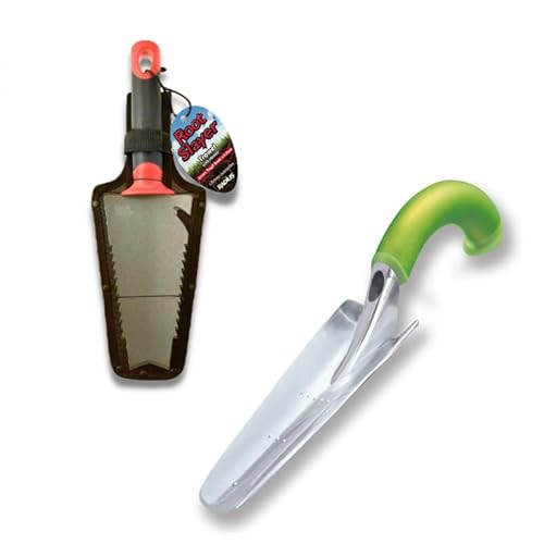 Venteo - RootSlayer à Main + Transplantoir Ergonomique - Outils Multifonctions pour Votre Jardin